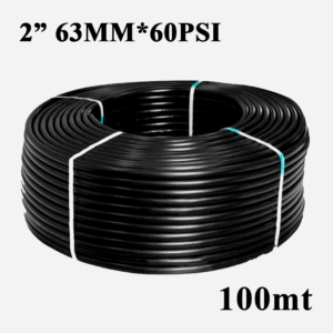 MANGUERA P/RIEGO 60PSI 2" 63MM*60PSI 100MT