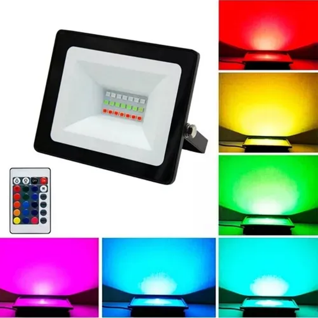 REFLECTOR LED MERCURY RGB 10W 110-220V - Webferretera