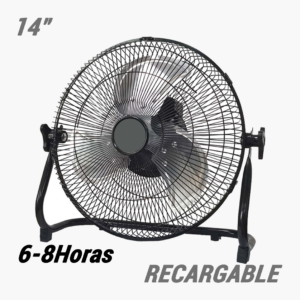 ventilador recargable 14" 6 8 horas