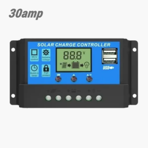 regulador controlador de carga solar 30a 12/24v
