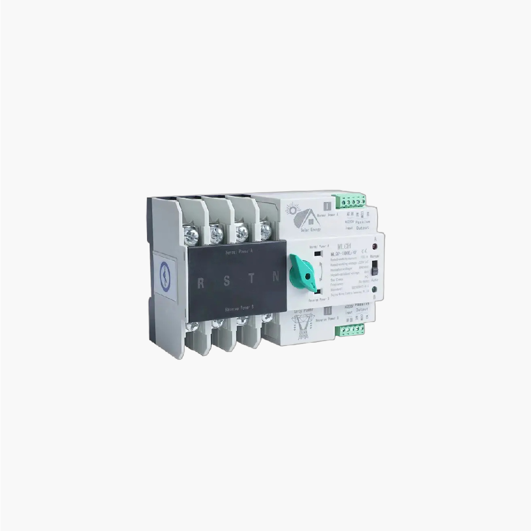 INTERRUPTOR DE TRANSFERENCIA AUTOMÁTICA ATS TETRAPOLAR 100A, 220V