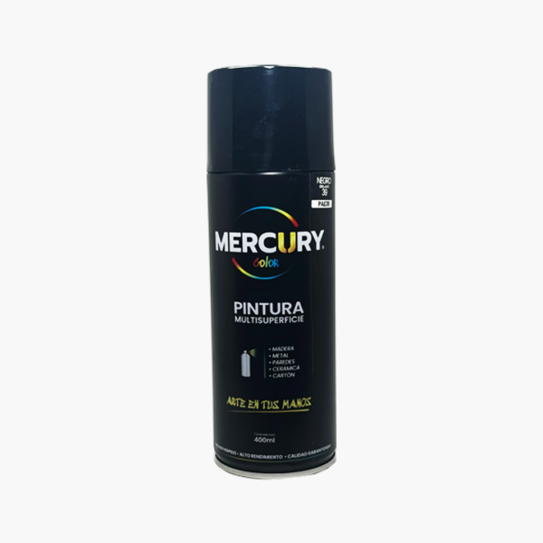 Spray Mercury negro brillante 400ml