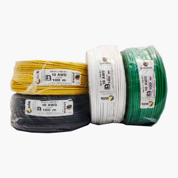 Cable Sigma #10 thwh awg100% cobre 90°c *100mt*